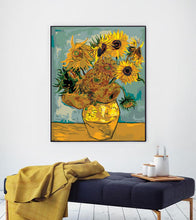 Load image into Gallery viewer, Vase with Twelve Sunflowers Paint with Diamonds - Vincent van Gogh - Art Providore