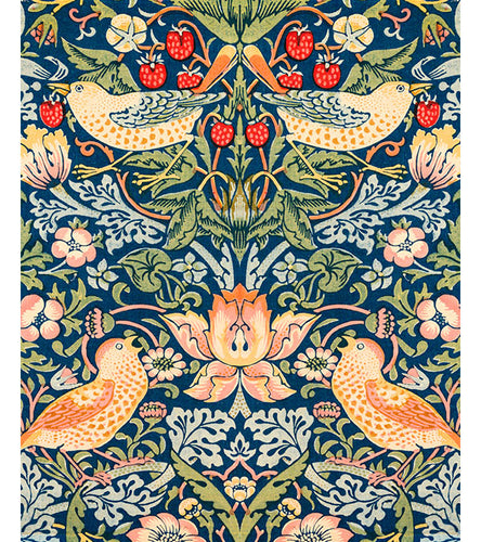 The Strawberry Thieves Pattern Paint with Diamonds - William Morris - Art Providore