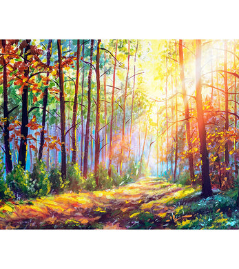 Forest in Autumn Paint by Numbers