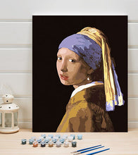 Load image into Gallery viewer, Girl with a Pearl Earring Paint by Numbers - Johannes Vermeer - Art Providore