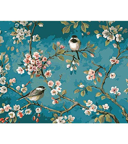 Birds In The Branches Paint with Diamonds - Art Providore
