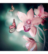 Load image into Gallery viewer, Butterflies and Orchids Paint with Diamonds - Art Providore