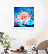 Load image into Gallery viewer, Divine Lotus Flower Paint with Diamonds - Art Providore
