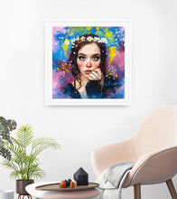 Load image into Gallery viewer, Gazing Girl Paint with Diamonds - Art Providore