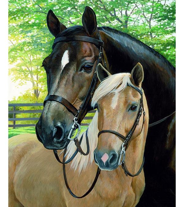 Gentle Horses Paint with Diamonds - Art Providore