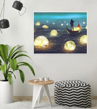 Load image into Gallery viewer, Moon River Paint with Diamonds - Art Providore