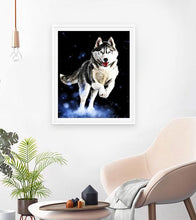 Load image into Gallery viewer, Siberian Husky Paint with Diamonds - Art Providore