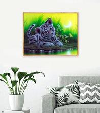 Load image into Gallery viewer, Tiger Cub Paint with Diamonds - Art Providore