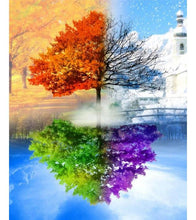 Load image into Gallery viewer, Tree of Four Seasons Paint with Diamonds - Art Providore