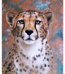 Wild Cheetah Paint with Diamonds - Art Providore