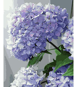 Purple Hydrangea Paint by Numbers - Art Providore