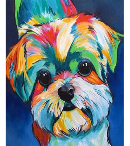 Adorable Dog Paint by Numbers - Art Providore