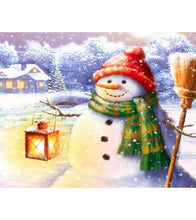 Load image into Gallery viewer, Adorable Snowman Paint by Numbers - Art Providore