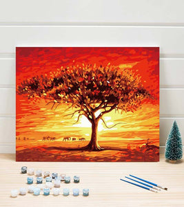 Africa Sunset Paint by Numbers - Art Providore