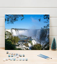 Load image into Gallery viewer, Amazing Iguazu Falls Paint by Numbers - Art Providore