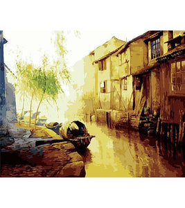 Ancient Water Town Paint by Numbers - Art Providore