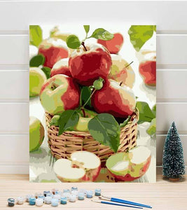 Apple Basket Paint by Numbers - Art Providore