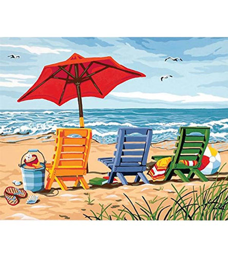 Beach Fun Paint by Numbers - Art Providore
