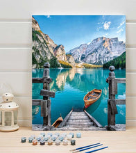 Load image into Gallery viewer, Beautiful Lake Braies Paint by Numbers - Art Providore