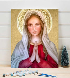 Beautiful Mother Mary Paint by Numbers - Art Providore