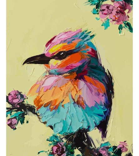 Bird on a Perch Paint by Numbers - Art Providore