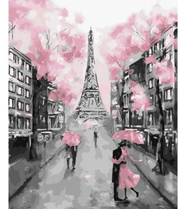 Blossom Season in Paris Paint by Numbers - Art Providore