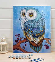 Load image into Gallery viewer, Blue Owl Paint by Numbers - Art Providore