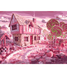 Candy House Paint by Numbers - Art Providore