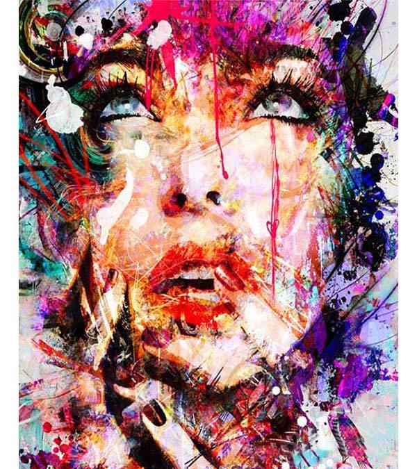 Captivating Abstract Lady Paint by Numbers - Art Providore