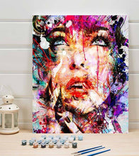 Load image into Gallery viewer, Captivating Abstract Lady Paint by Numbers - Art Providore