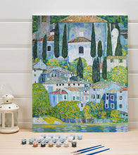 Load image into Gallery viewer, Church in Cassone Paint by Numbers - Gustav Klimt - Art Providore