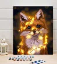 Load image into Gallery viewer, Cheeky Foxy Paint by Numbers