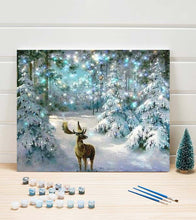 Load image into Gallery viewer, Christmas Deer Paint by Numbers - Art Providore