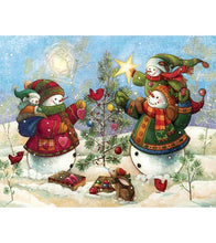 Load image into Gallery viewer, Christmas Snowman Paint by Numbers - Art Providore