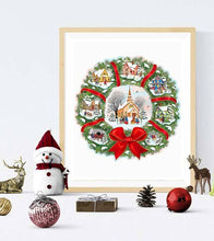 Load image into Gallery viewer, Christmas Wreath Paint by Numbers - Art Providore