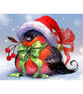 Chubby Christmas Cardinal Paint by Numbers - Art Providore