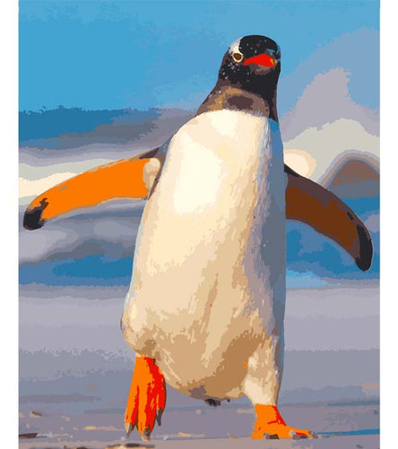 Chubby Penguin Paint by Numbers - Art Providore