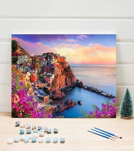 Cinque Terre Manarola Paint by Numbers - Art Providore