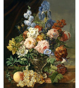 Exquisite Flowers in Vase Paint by Numbers - Art Providore