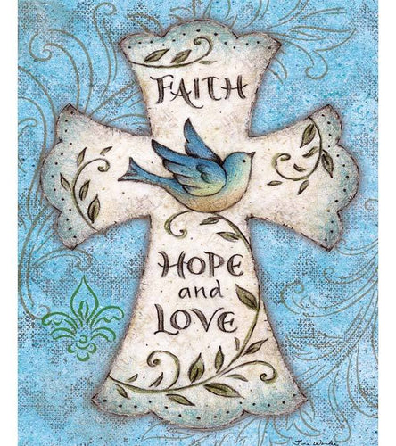 Faith Hope and Love Paint by Numbers - Art Providore