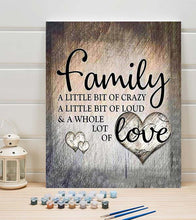 Load image into Gallery viewer, Family Love Paint by Numbers - Art Providore