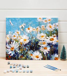 Field of Daisy Paint by Numbers