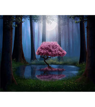 Load image into Gallery viewer, Forest Pink Tree Paint by Numbers - Art Providore
