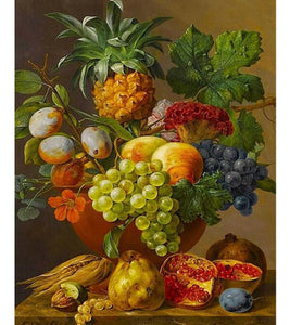 Fruits and Flowers Paint by Numbers - Art Providore