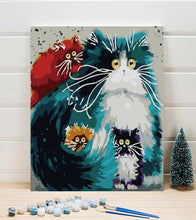 Load image into Gallery viewer, Gazing Cats Paint by Numbers - Art Providore
