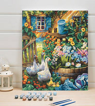 Load image into Gallery viewer, Geese in the Garden Paint by Numbers - Art Providore