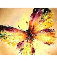 Load image into Gallery viewer, Golden Butterfly Paint by Numbers - Art Providore