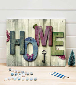 Home Sweet Home Paint by Numbers - Art Providore