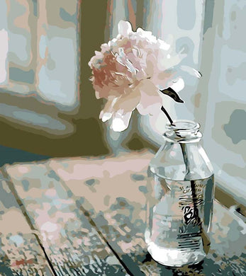 Peony in a Bottle Paint by Numbers - Art Providore