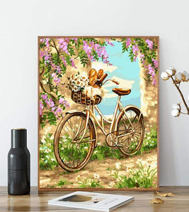 Picnic Bicycle Paint by Numbers - Art Providore